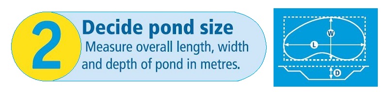 decide pond size